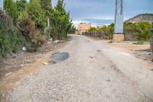 Cullera invertix 280.000 euros en l'asfaltat de camins rurals