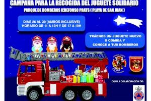 Los Bomberos del SPEIS de Alicante organizan la Jornada de puertas abiertas solidaria en el parque Ildelfonso Prats del 26 al 30 de diciembre