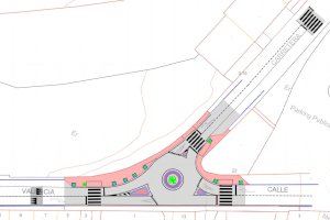 El Poble Nou de Benitatxell adjudica la construcción de la glorieta del cruce de la carretera de Xàbia y la avenida de València