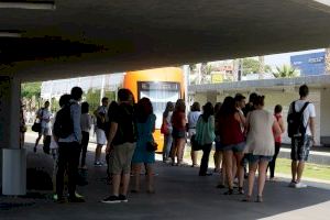 Seis de cada diez usuarios del TRAM d’Alacant viaja por motivos de trabajo o estudios