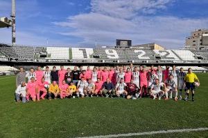 Los veteranos del CD Castellón juegan en Castalia por el Síndrome de Rett