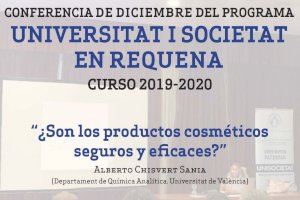 Alberto Chisvert imparte este jueves una charla sobre cosméticos dentro del programa Unisocietat Requena