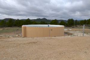 La Conselleria de Emergencia Climática y Transición Ecológica construye un depósito de agua en Requena