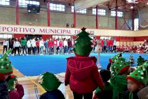 El Pabellón Deportivo Municipal de Aspe acoge de nuevo el Festival de Villancicos del Colegio Vistahermos