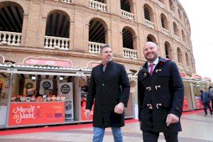 La Diputació de València abre su mercado navideño junto a la plaza de toros