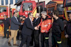 José Martí ensalza la capacidad de los medios técnicos y humanos del Consorcio de Bomberos para atender el periodo de nevadas en invierno