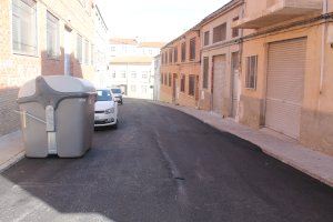 Finalizan los trabajos de asfaltado de calles en el polígono de Batoi de Alcoy