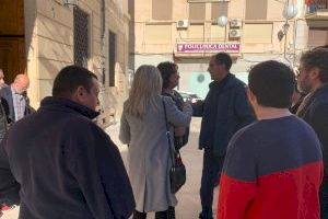 La Diputación de Alicante ayudará con 15.000 euros a las familias de Monóvar que han perdido sus casas tras el derrumbe