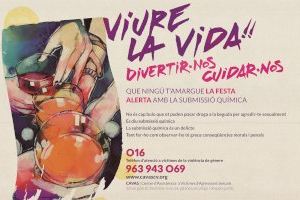 El IVAJ desarrolla la campaña informativa ‘Vivir la vida, divertirnos’ para prevenir y evitar agresiones por sumisión química