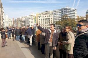 2019 marca el récord de visitar al balcón del Ayuntamiento de Valencia