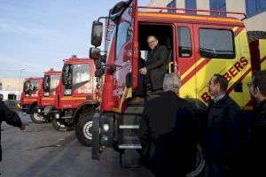 Los bomberos de Castelló modernizan su flota con 10 nuevos vehículos