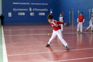 En Almussafes se jugarán las finales provinciales de los JECV de Valencia de frontón parejas