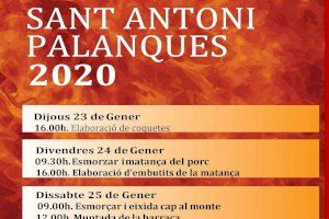 Palanques celebra Sant Antoni del 23 al 26 de enero