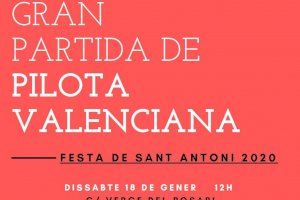 L’Eliana recupera la partida de Pilota Valenciana en las fiestas en honor a Sant Antoni