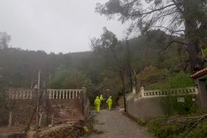 Una família es queda atrapada i incomunicada en el seu habitatge de Gandia