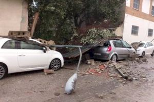 Un tornado atravessa el municipi valencià de Vilamarxant