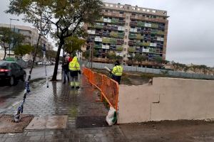 El Ayuntamiento de Paterna realiza la revisión de infraestructuras y árboles tras el paso de la borrasca