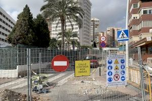 Comienzan las obras de renovación de la calle del Mar de Benidorm