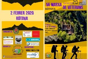 La 56 Marxa de Veterans de la Comunitat Valenciana a Ròtova, el 2 de febrer