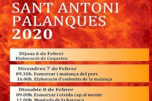 Palanques celebrará Sant Antoni del 6 al 9 de febrero