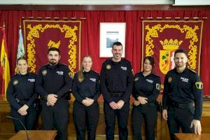 La Policía Local de Vinaròs  incorpora seis nuevos agentes