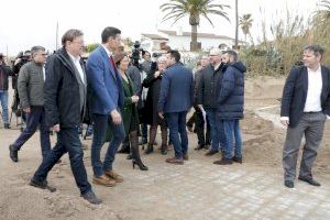 Pedro Sánchez visita las zonas afectadas por el temporal en la Comunitat