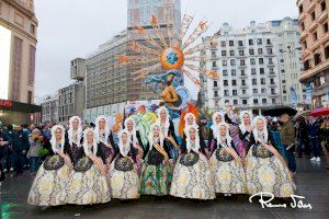 Las candidatas a bellesa del foc 2020 promocionan les Fogueres de Sant Joan en Madrid