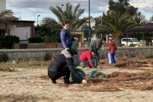 Protección Civil y vecinos de Puçol, unidos contra el temporal