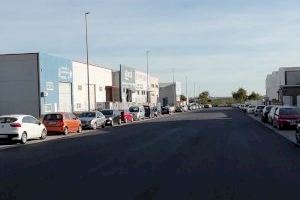 Finalizan las obras de mejora de los polígonos industriales de Almenara