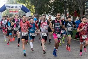 Celestino Fernández domina el exigente Duatlón de Tous