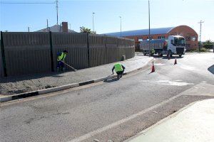 La Conselleria de Obras Públicas inicia los trabajos para la conexión del carril bici de la Ronda Sur con la Avenida Reyes Católicos de Novelda