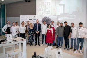 Pulpo, ñoquis y trufa componen el plato ganador del III Concurso Gastronómico Valenciano de la Trufa de Andilla