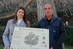 María Jiménez entrega cinc panells informatius d'arbres monumentals en l'Alt Palància - (foto 2)