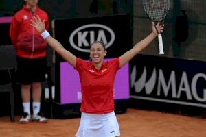 Sara Sorribes, la tenista castellonense que ha vencido a la ex número 1 de la WTA