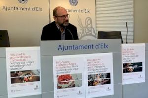 El Ayuntamiento de Elche impulsa una campaña para invitar a comprar en el comercio de proximidad con motivo de San Valentín