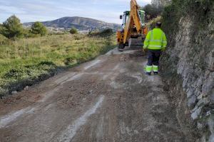 Teulada Moraira condicionarà i asfaltarà més de 25 camins veïnals i carrers