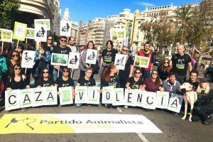 Manifestación en Valencia para eliminar los toros en las fiestas de los pueblos