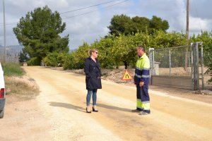 Albatera comienza el asfaltado de dos caminos rurales en el paraje de la “Dehesa” y del “Moco”