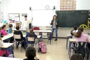 El Ayuntamiento de la Vall d'Uixó visita los colegios de la ciudad con la Campaña de Igualdad para Escolares