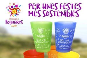 Fogueres Xàbia distribuirà gots reutilitzables per a reduir els residus en els Carnestoltes