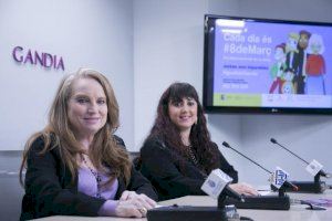 Gandia presenta una àmplia programació amb motiu del 8 de març