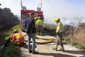 Xicotet incendi a la Marjal de Gandia - (foto 6)
