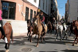 La III Ruta a Caballo de Sant Blai cierra los homenajes al Patrón de Burriana