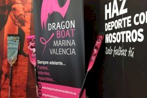 El Ayuntamiento apoya el Dragon Boat Marina Valencia BCS-ACS, equipo de remo compuesto por mujeres supervivientes al cáncer de mama