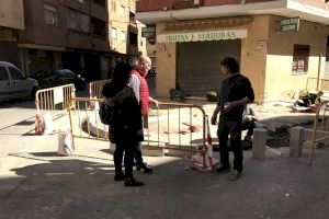 Massamagrell refuerza la Seguridad Vial y elimina barreras arquitectónicas entre los cruces de las calles 1º de Mayo, Cervantes y Virgen del Rosario