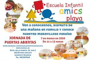 Conoce la Escuela Infantil Amics Playa en su jornada de puertas abiertas