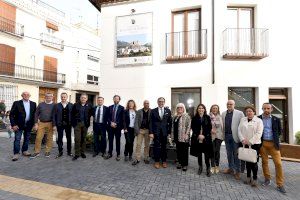 José Martí destaca el potencial turístico de Castellnovo con el nuevo centro de interpretación del Castillo Palacio Beatriz de Borgia