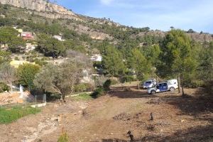 Finalitzen les obres a les pistes forestals de la Murta i la Casella