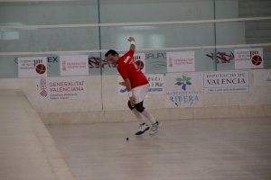 Ramón, Jesús, Edu i Miquel triomfen en les finals Individuals de raspall en el trinquet d'Alzira