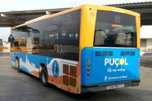 Rotulado el autobús de Puçol que circula «entre mar y montaña»